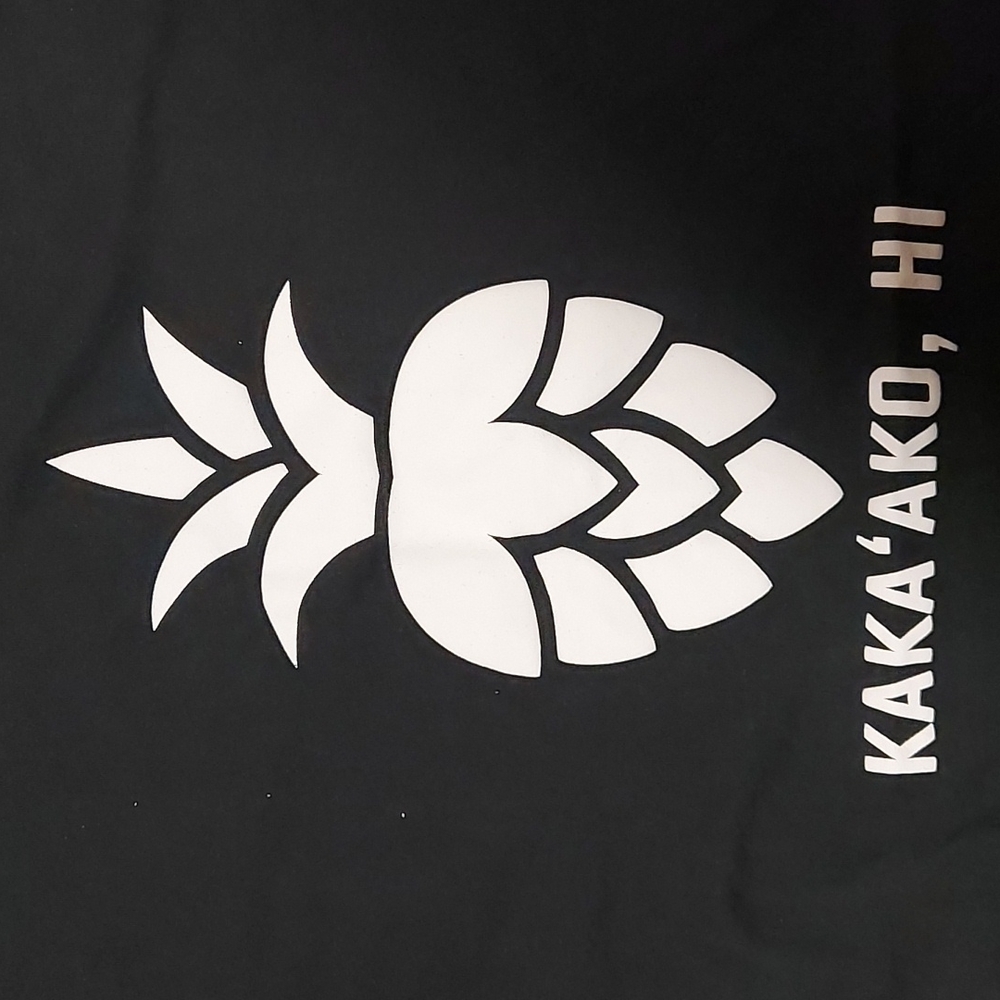 Aloha Beer Company Brewery T-shirt from Hawaii. Large, Black.